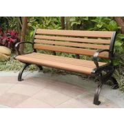Скамейка садовая со спинкой 1.5м Eco-Wood