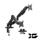 Настольный кронштейн с газлифтом XG MGA-1732D для 2-х мониторов (17«-32»)
